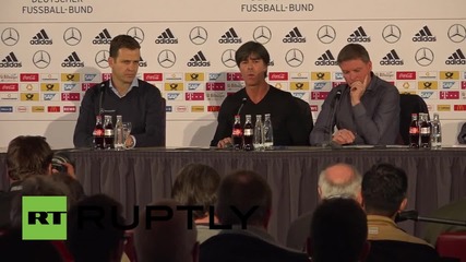 Germany: National Manager Loew discusses football in the wake of Paris terror