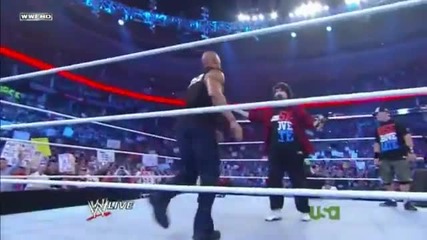 The Rock Bottom on Mick Foley
