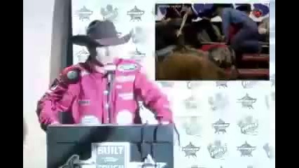 Round 5 Justin takes charge with a 91.25 ride 