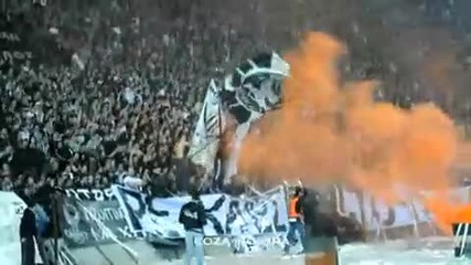 Paok - aris Play off (crazy Paok Fans) 