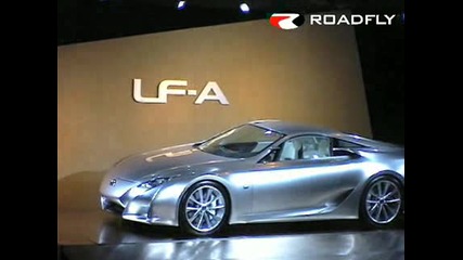 New Lexus Lf-A Concept Car In Detroit