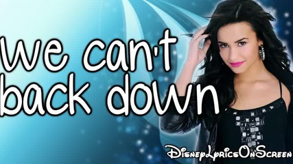 Camp Rock 2 - Can t Back Down (lyrics On Screen) Hd 