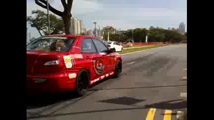 Subaru Impreza Highly Tuned стартиране