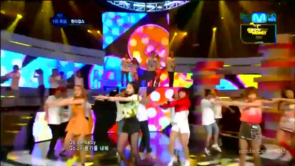 (hd) Wonder Girls - Like this (comeback stage) ~ M Countdown (14.06.2012)