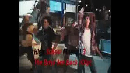 High School Musical 3 - The Boys Are Back (clip) (hq) + Lyrics