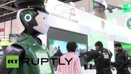 UAE: The 'real' Robocop shown off to royalty at Dubai tech conference
