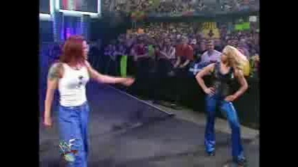 Wwe - Trish And Lita Vs. Stacy And Torrie