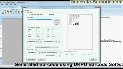 Design multiple barcode labels using Drpu Barcode Label Software