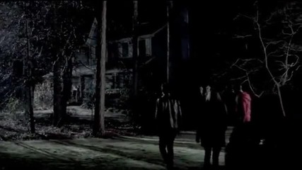 Damon and Elena find Mary staked in her house.