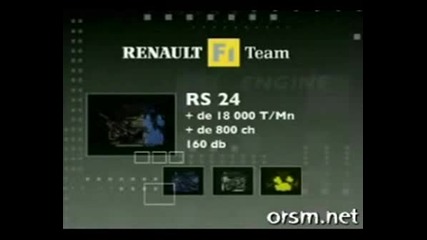 Renault F1 Engine On Dyno Test