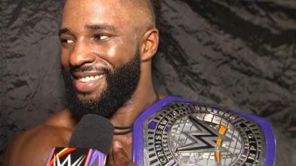 Cedric Alexander revels in his successful WWE Cruiserweight Championship defense: WWE.com Exclusive, July 10, 2018