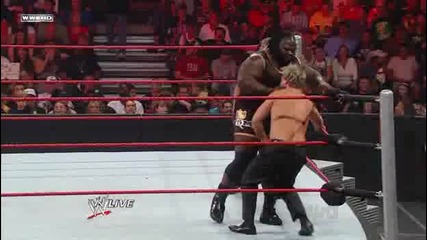 Raw 2009/07/13 Chris Jericho vs Mark Henry