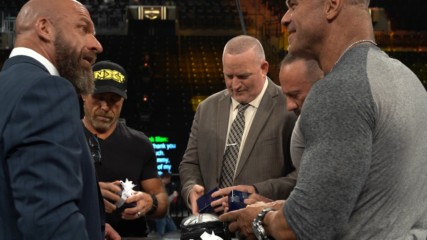 Triple H honors DX with Hall of Fame cufflinks: Triple H's Road to WrestleMania