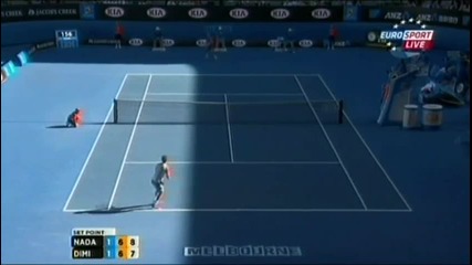Григор Димитров - Рафаел Надал 6-3, 6-7, 6-7, 2-6