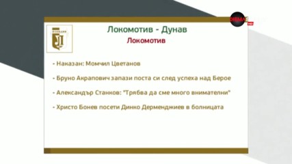 Преди Локомотив Пд - Дунав