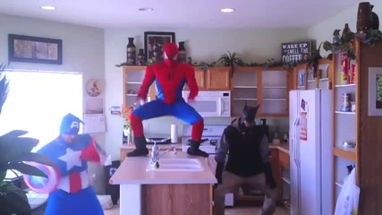 Spider - man, откачи по Harlem Shake