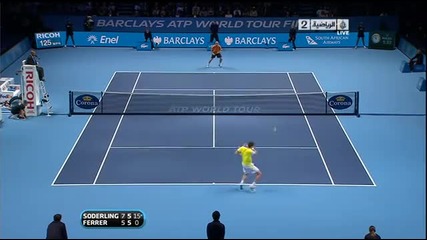 Soderling vs Ferrer - London 2010