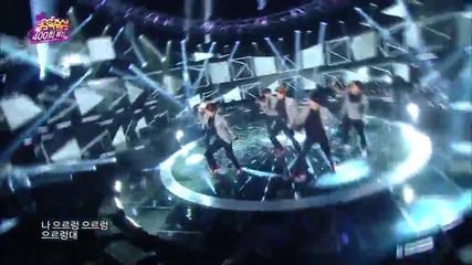 140308 Exo - Sorry Sorry & Growl @ Music Core 400th ep