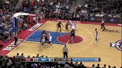 Heat @ Pistons 28.1.10 