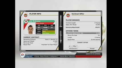 Fifa13 manager mode Botev Plovdiv S1 Ep2