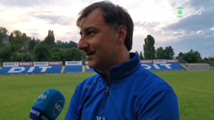 Арангелов: Целта е да изградим млад отбор, който играе приятен футбол