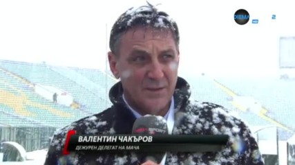 Валентин Николов: По правилник мачът трябва да се доиграе утре