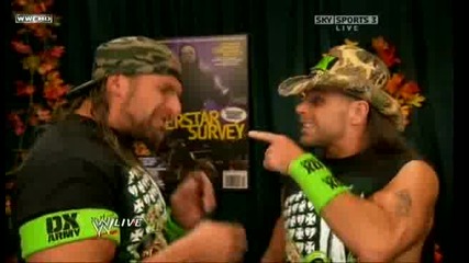 D X говорят за изминалия турнир..смях...| Raw 23/11/09 |