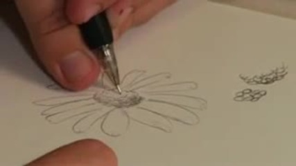 Уроци по рисуване - Как да рисуваме Цвете