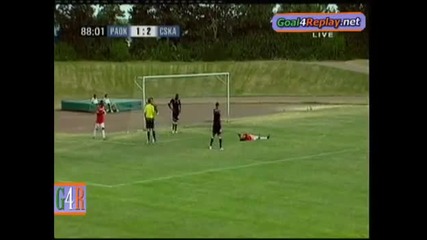 12.07.2010 Паок 1 - 3 Цска гол на Николай Манчев