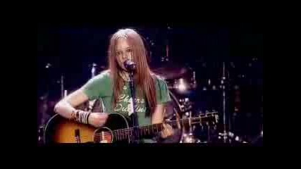 Avril Lavigne - Tomorrow (Live) sad clip
