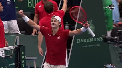 Купа Дейвис: Дания - България 3:6 6:3 7:6 /мач 4/