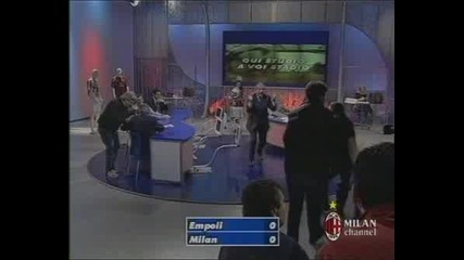 Tiziano Crudeli След Гол На Ricardo Kaka 2