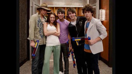 selena,  demi,  nick and miley