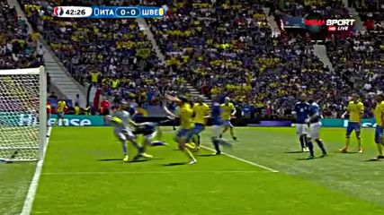 Италия - Швеция 1:0 /репортаж/