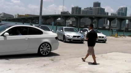 Най - красивите ое Cec Wheels Bmw M3 Meet - Photo Op Miami Skyline 