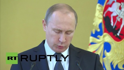 Russia: "We have no aggressive plans and cannot have them" - Putin