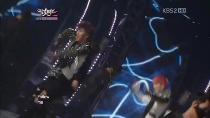 B. A. P - Power ~ Comeback Stage! Music Bank (27.04.12)