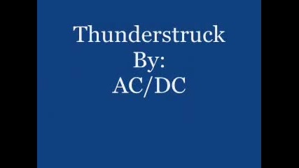 Thunderstruck-ac/dc