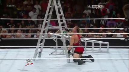 Money in The Bank Ledder mach for the wwe chapionshep 2013 part 2