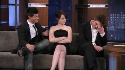 Kristen, Rob and Taylor on Jimmy Kimmel Live (part 2) 