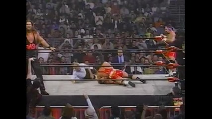 Wcw nwo Nitro, February 2nd 1998 Buff Bagwell Kevin Nash vs. The Steiners Part 2 