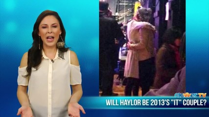 Taylor Swift & Harry Styles New Years Eve 2013 Kiss