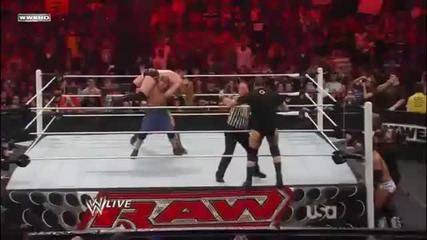 The Miz hits a Skull Crushing Finale on John Cena Heath Slater