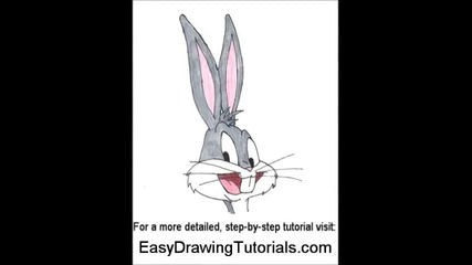 How to Draw Bugs Bunny/как да нарисувате Бъгс Бъни