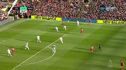 Ливърпул - Уест Хем 1:0 /първо полувреме/
