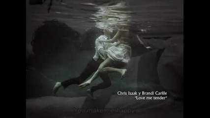 Chris Isaak y Brandi Carlile - Love me tender