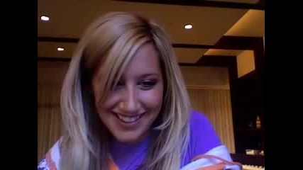 Ashley Tisdale On A Webcam :p