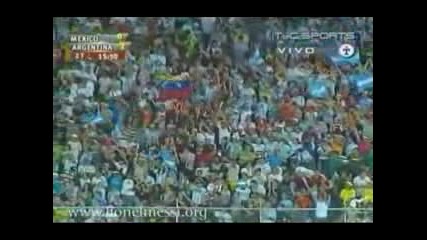 Argentina Vs. Mexico 2:0 Lionel Messi