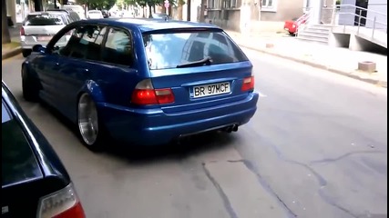 Чудовищно изстрелване на Bmw 3-ка