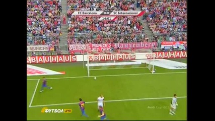 Barcelona vs Internacional 1-0 goal Alcantara